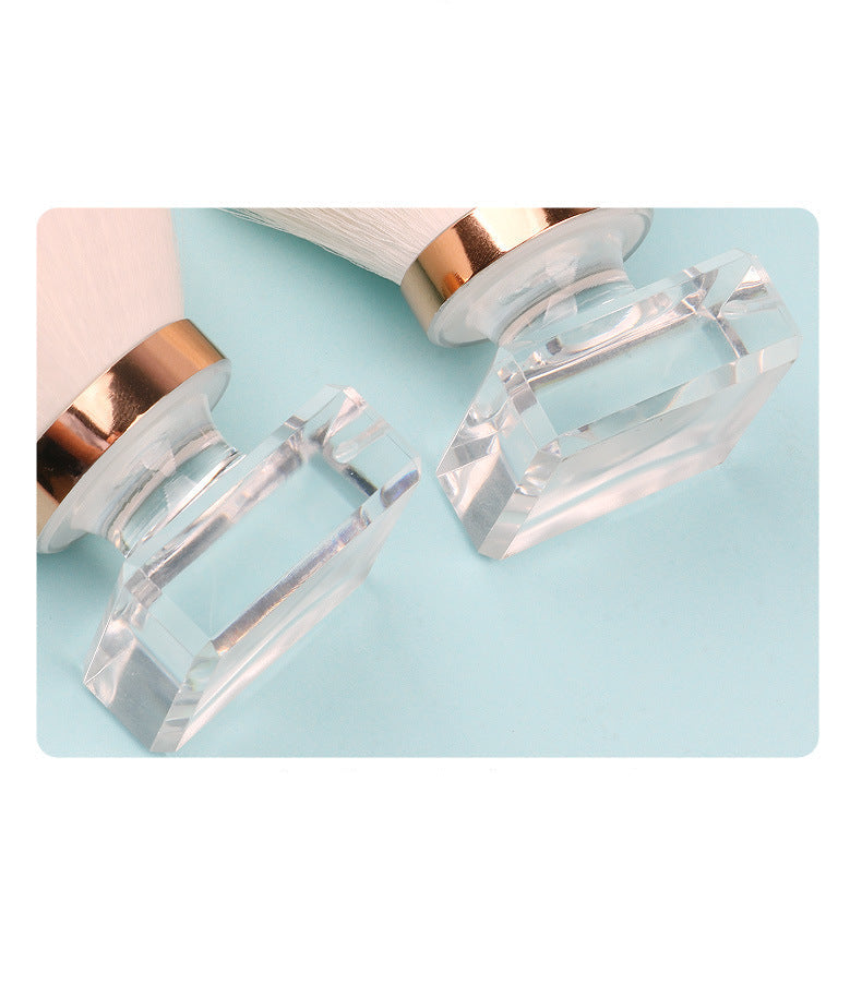 Yasna New Single Loose Powder Brush Foundation Brush Large Dust Brush Soft Bristle Brush Beauty Tool Makeup Brush