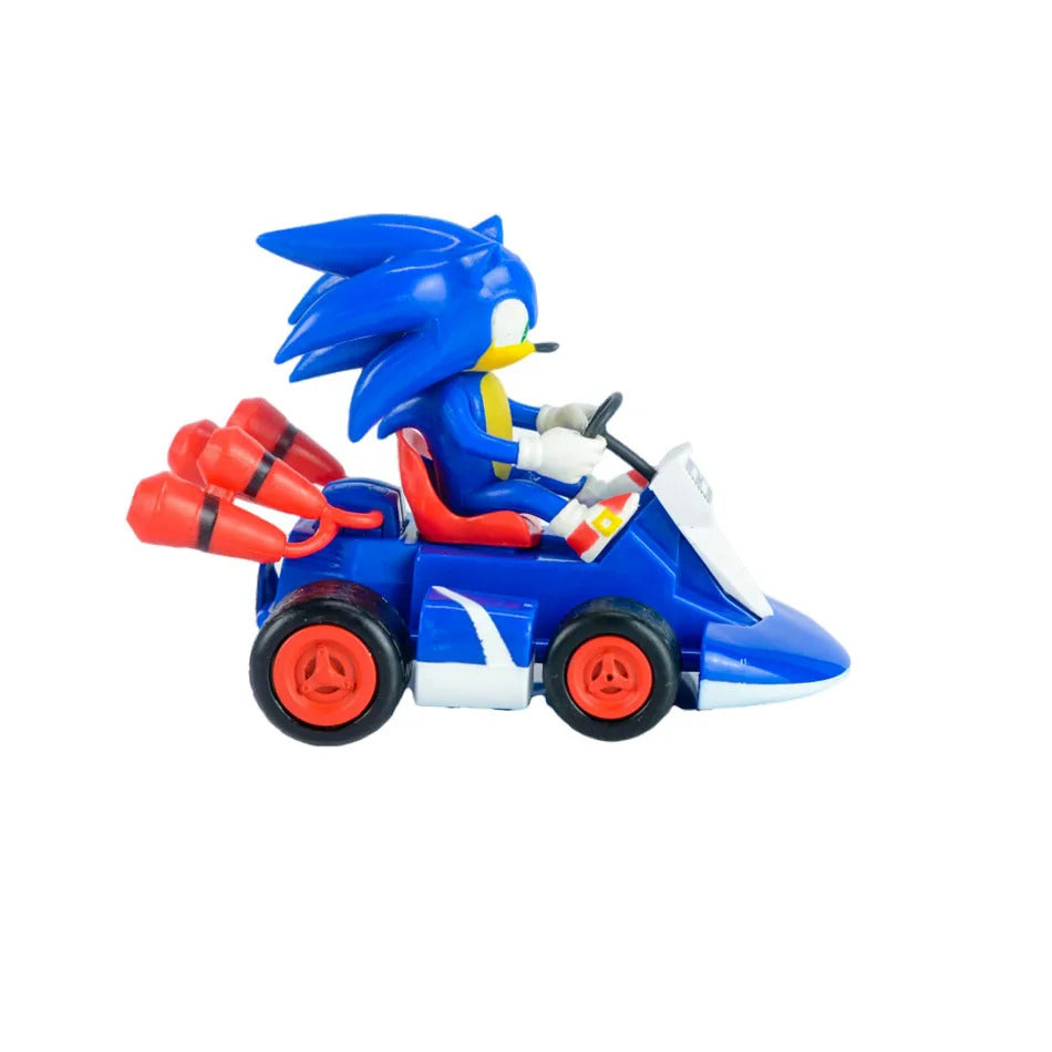 Sonic the Hedgehog Toy Car Kids Gift Birthday Gift Collection Decoration Desktop Decoration