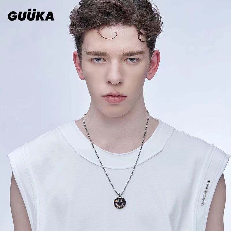 Trendy Fashion Children's Necklace for Girls, Personalized Couple Pendant for Boys, Hip-Hop Versatile Street Dance Show Accessories Wholesale