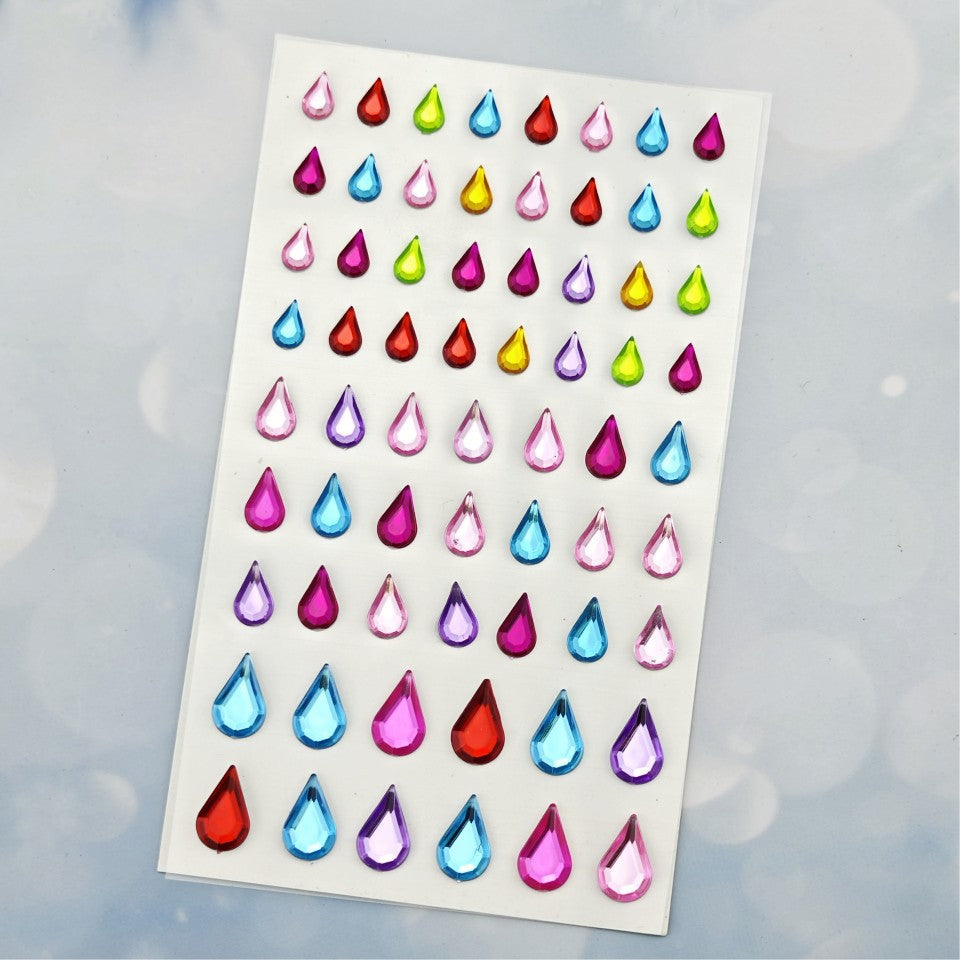 Glitter Gradient Butterfly Wing Tattoo Eye Corner Face Stickers Children's Eye Makeup DIY Stickers Fish Scale Performance Catwalk