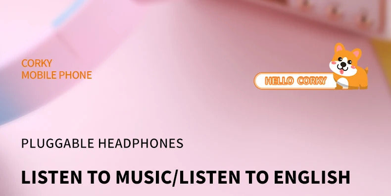 2023 New Cute Mini Koki Mobile Phone Flip Cartoon Kids Children Dual Sim 2G GSM Keyboard Botton MP3 Player Unlocked Cellphone