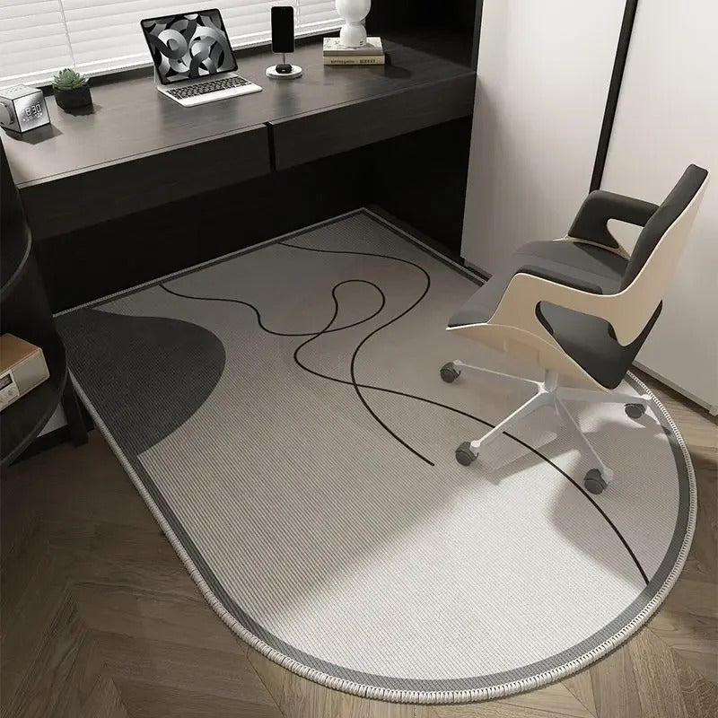 Luxury Computer Chair Mat Study Tables Floor Carpet Non-slip Modern Rugs for Bedroom Home Decoration Hall Doorway Mats alfombras