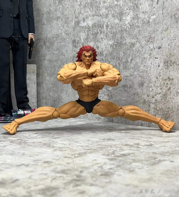 Anime Hanma Yurjiro action figures PVC statue desktop decoration Hanma action figure model toy birthday gift 18cm