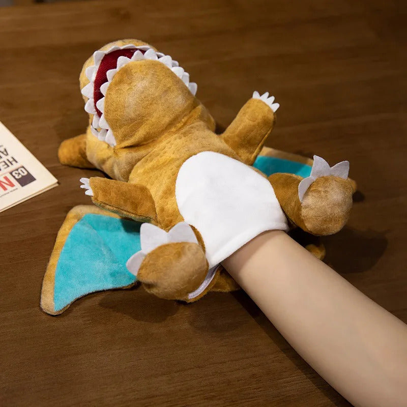 Stuffed Plush Dinosaur Toys Hand Finger Story Puppet Kawaii Dolls Educational Baby Toys Tyrannosaurus Rex Children Gift