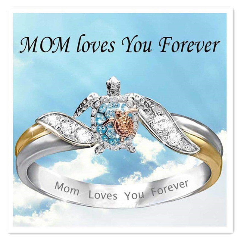 Ningzi WiSh European and American Hot Jewelry Hot Animal Ring Boutique Beach Turtle Ring