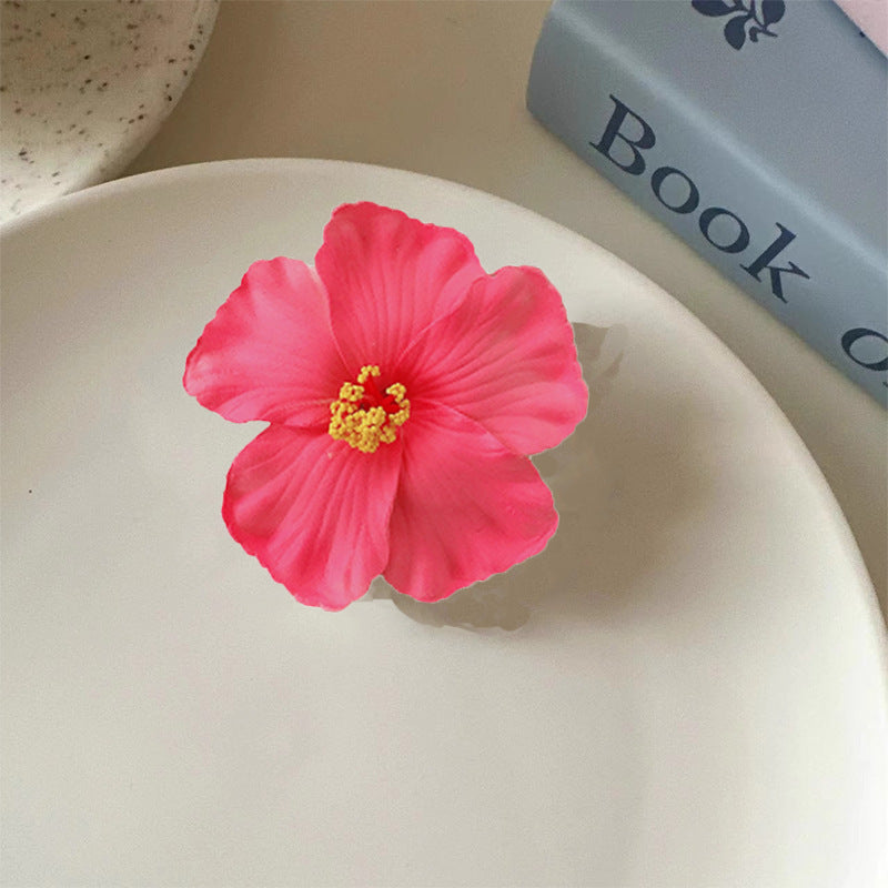 Holiday Organza Flower Barrettes Travel Travel Hair Accessories Atmosphere Clip Duckbill Clip Hairpin Side Clip Headdress