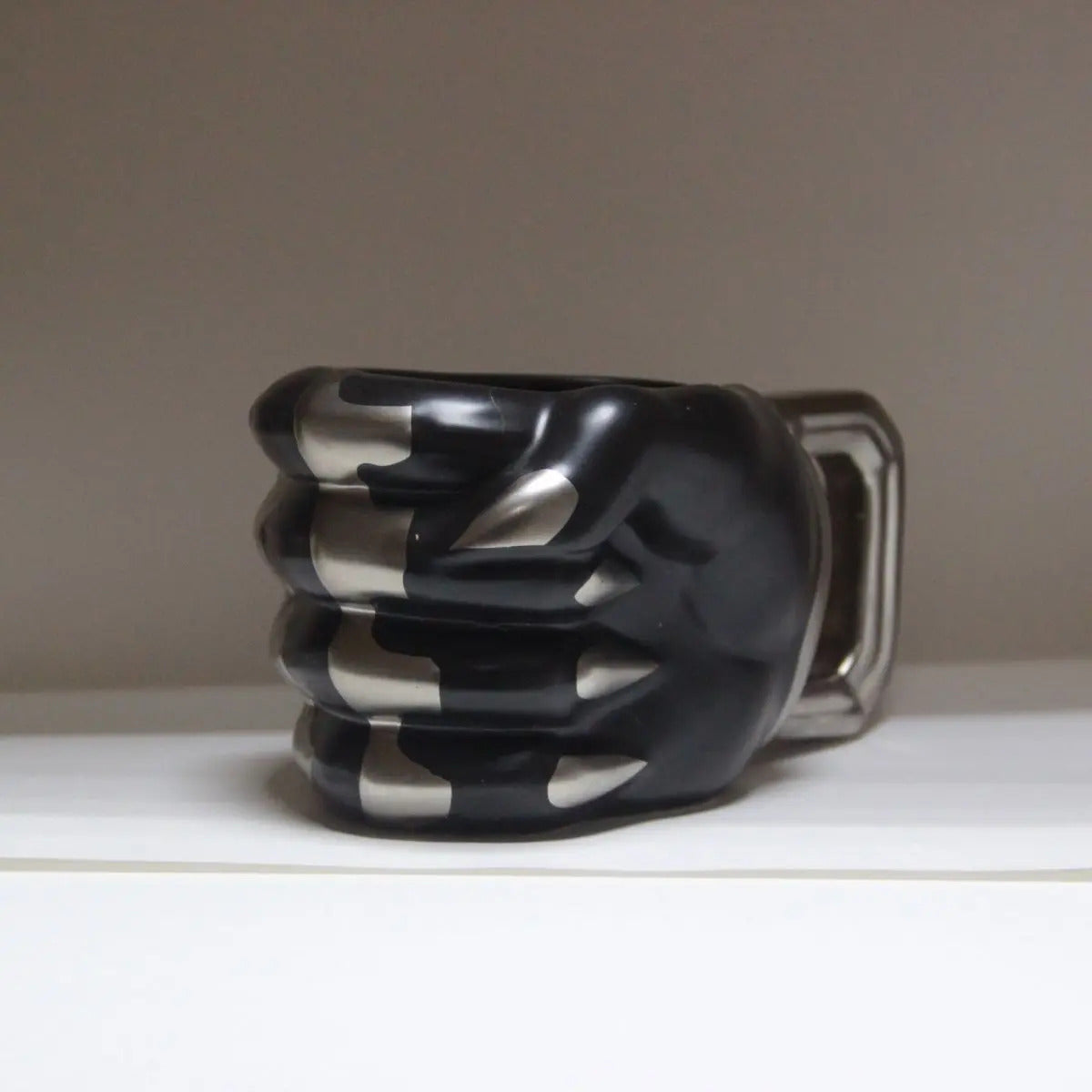 American creative household water cup large capacity black panther coffee cup ceramic cup for boys and girls birthday gifts