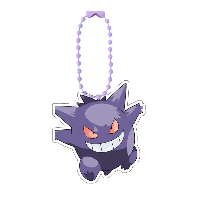 Pokemon Bulbasaur Squirtle Charmander Self-Control Acrylic Cartoon Key Buckle Pendant Anime Classics Game Collection Gift Toys