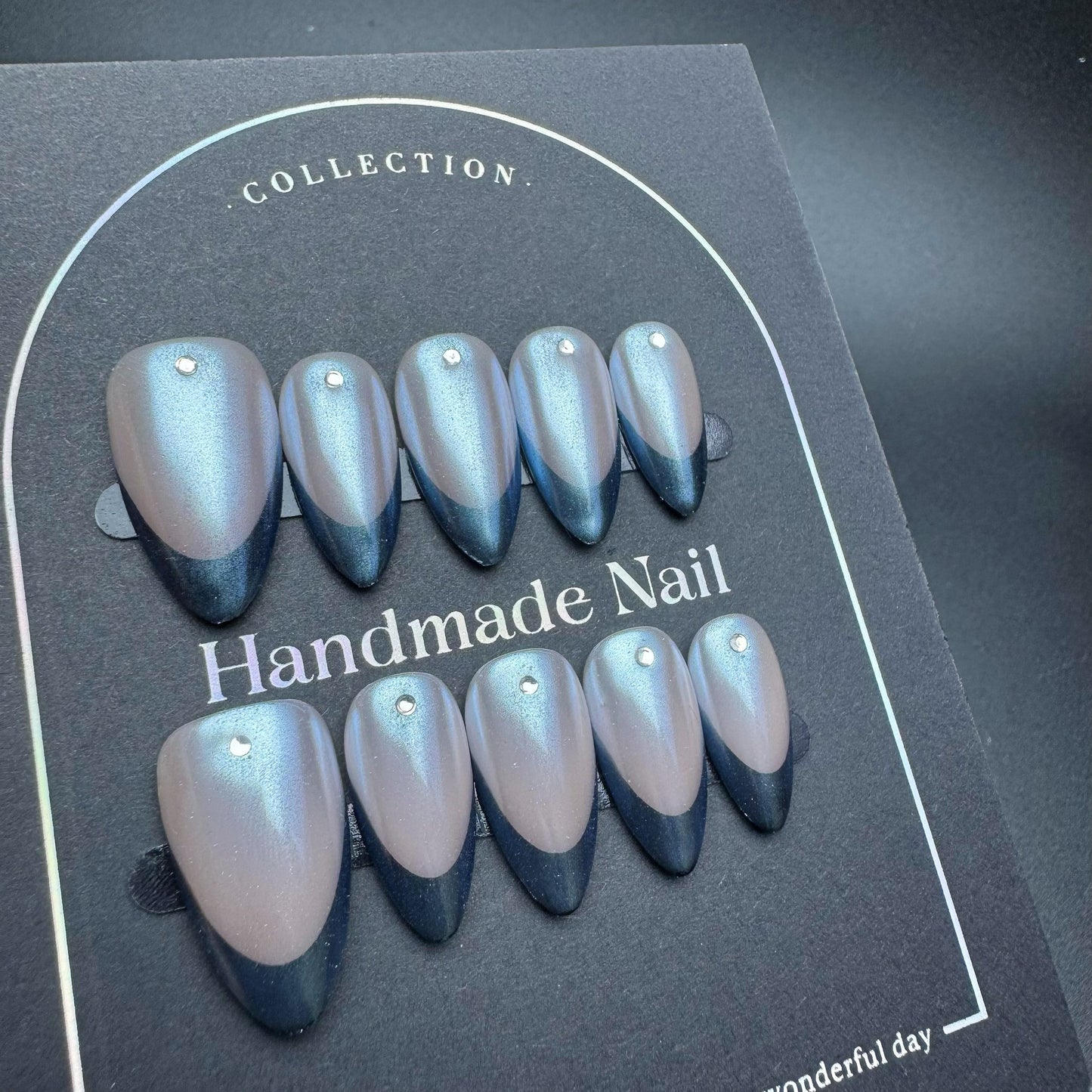Wearable Nails Pure Handmade High-End Brightening Hot Girl Style Detachable Nail Tips