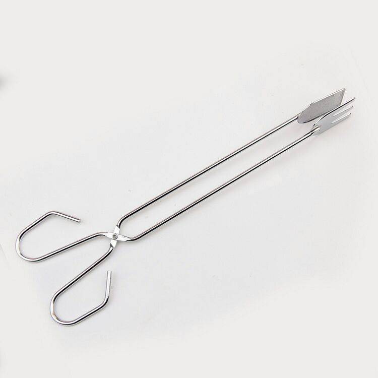 Stainless Steel BBQ Tongs Charcoal Tongs Bread Tongs Food Tongs Steak Tongs Frying Scissors Baking Tongs