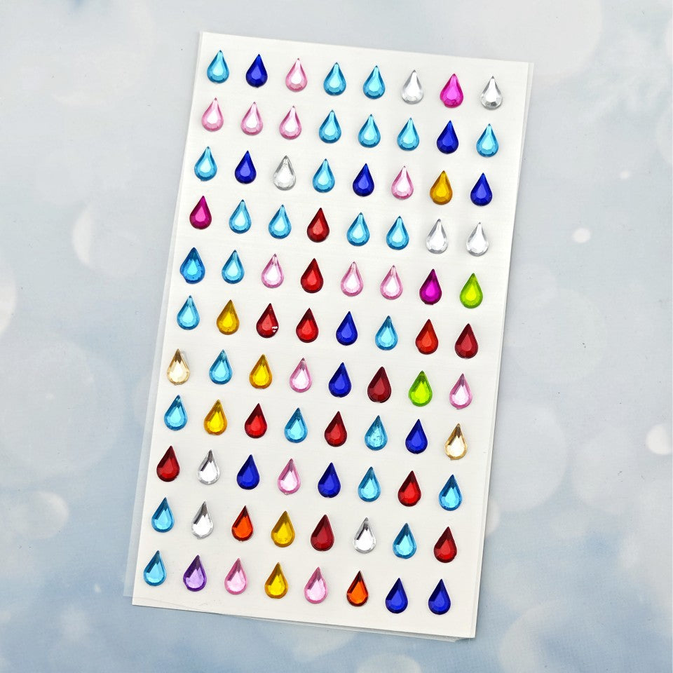 Glitter Gradient Butterfly Wing Tattoo Eye Corner Face Stickers Children's Eye Makeup DIY Stickers Fish Scale Performance Catwalk