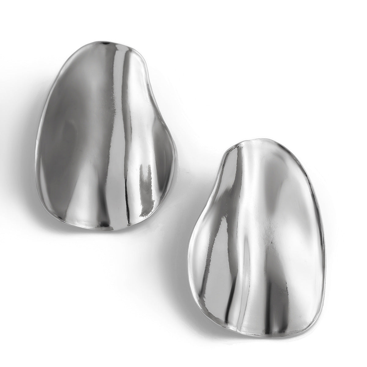 Personalized pleated hollow heart earrings various combinations of sunflower alloy earrings