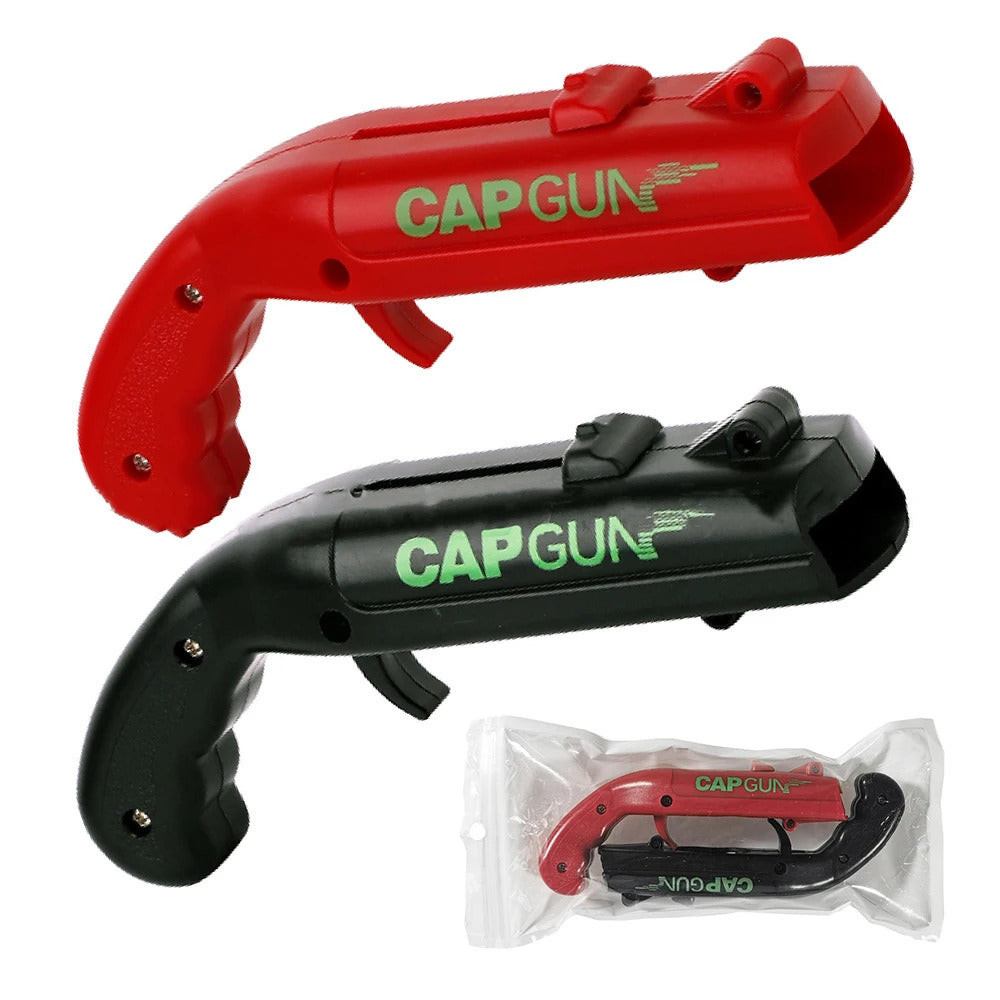 Cap Gun Beer Bottle Opener Portable Beverage Drinking Opening Gun Cap Launcher Kitchen Party Supply Bar Tool Kitchen Accessories