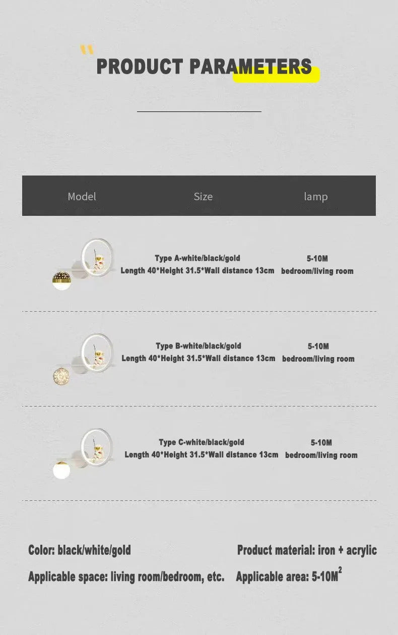 Children's Room Bedside Creative Astronaut LED Wall Lamp Night Light Space Decor Living Room Bedroom Background Wall Lighting