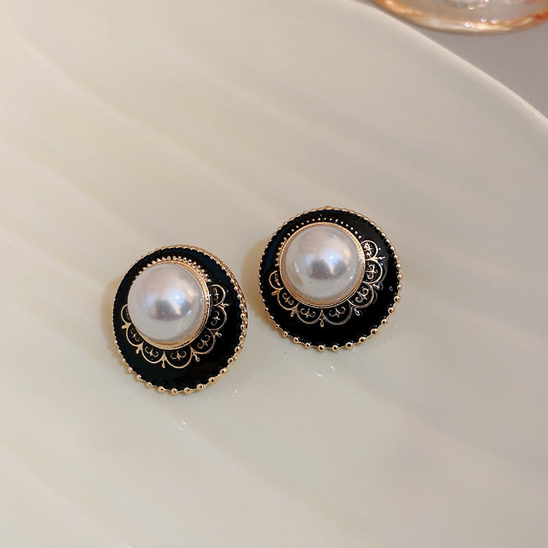 Vintage Earrings Fashion Versatile Ear Jewelry Niche Light Luxury High-end Accessories