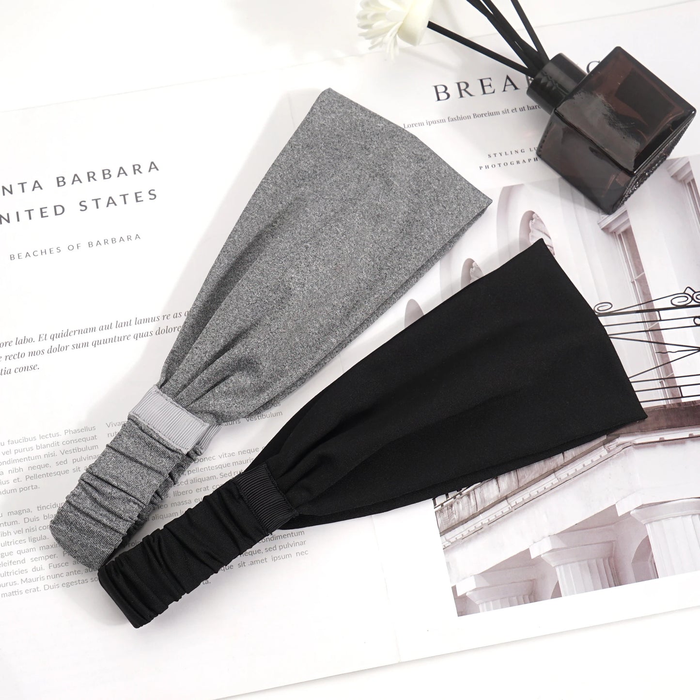 Sports Headbands For Men Woman Gym Yoga Sweat Hair Bands Soft Elastic Hairbands Stretch Outdoor Sport Sweatbands