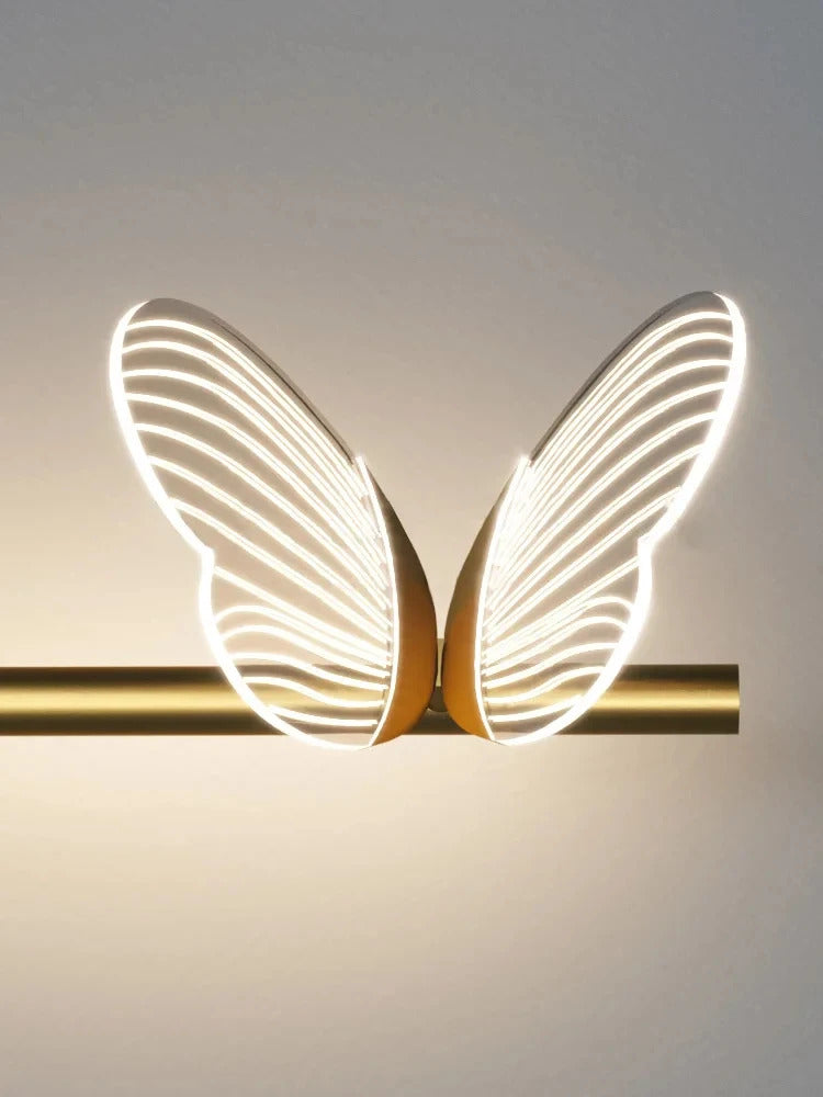 Butterfly LED Wall Lamp Indoor Lighting For Home Living Room Decoration Bedroom LED Night Lights Bedside Lamps