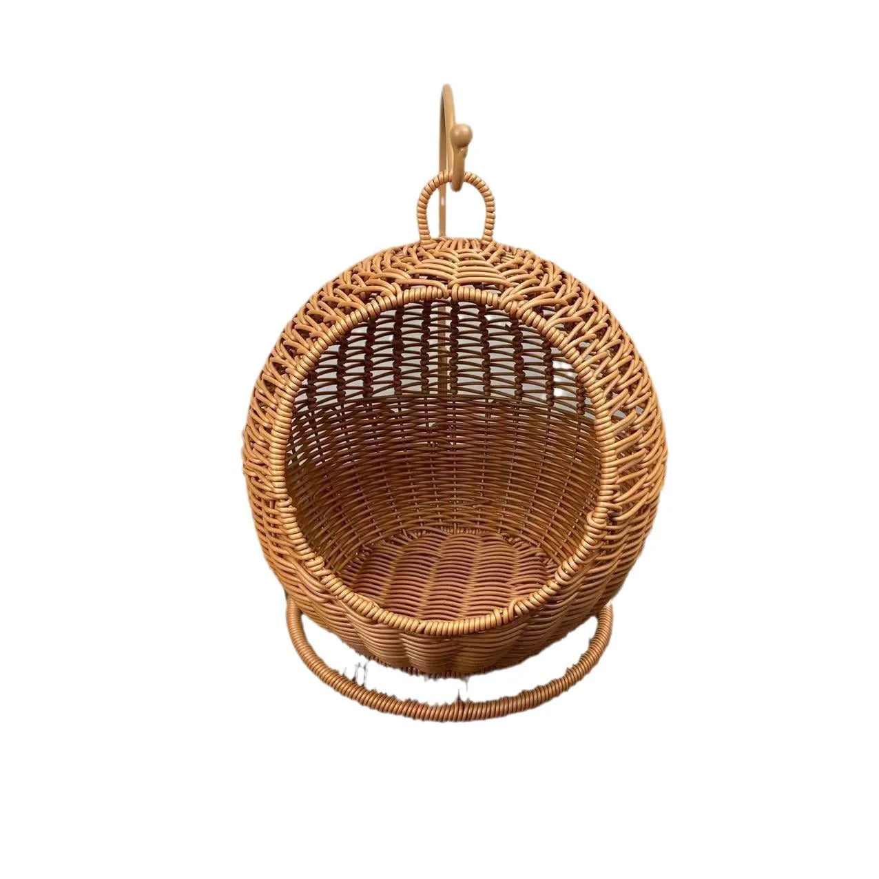 Imitation Rattan Weaving Creative Household Desktop Fruit Basket Dessert Candy Basket Fruit Hanging Basket Snack Storage Basket