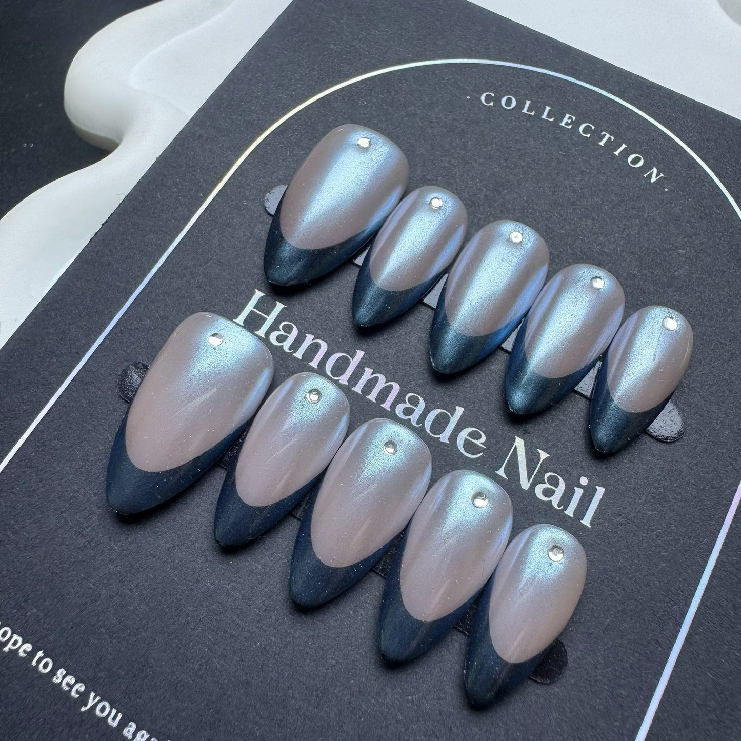 Wearable Nails Pure Handmade High-End Brightening Hot Girl Style Detachable Nail Tips