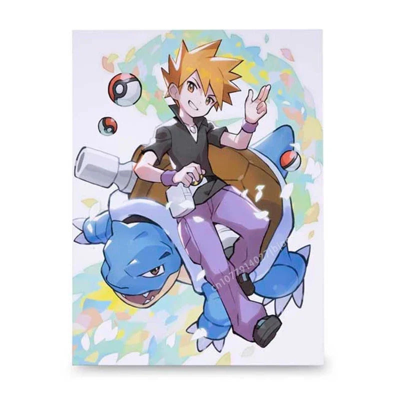 American Version of PokeMon Center Trainers Series Little Youmali, Salina, Chibana Posters, Home Canvas Hanging Paintings