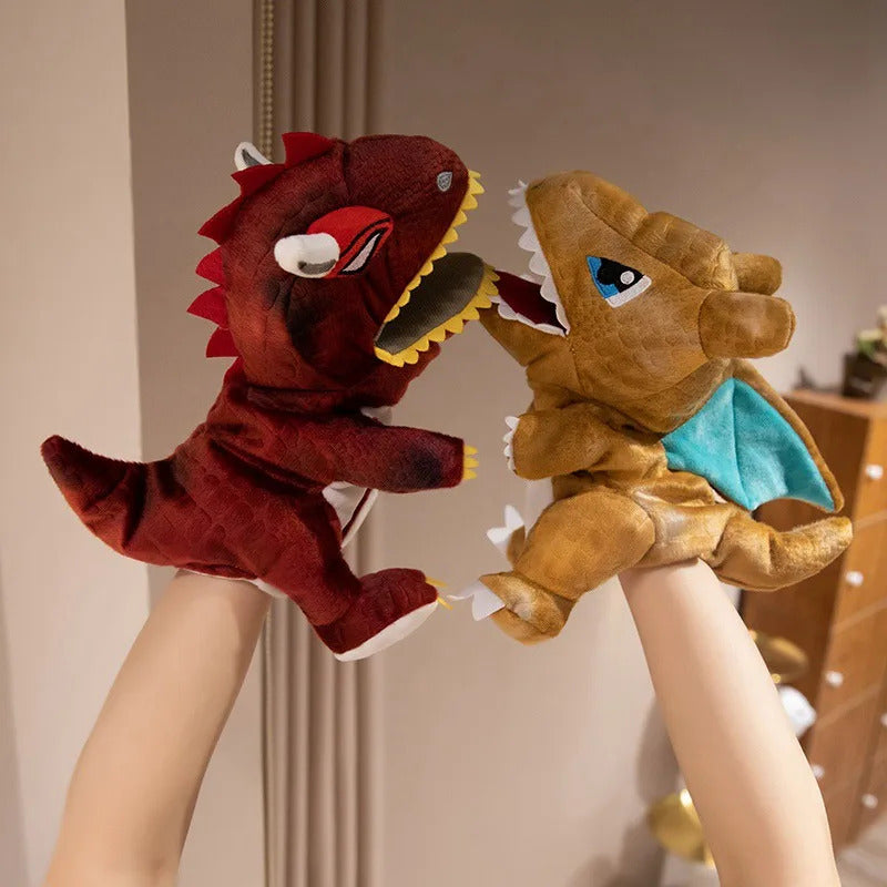 Stuffed Plush Dinosaur Toys Hand Finger Story Puppet Kawaii Dolls Educational Baby Toys Tyrannosaurus Rex Children Gift