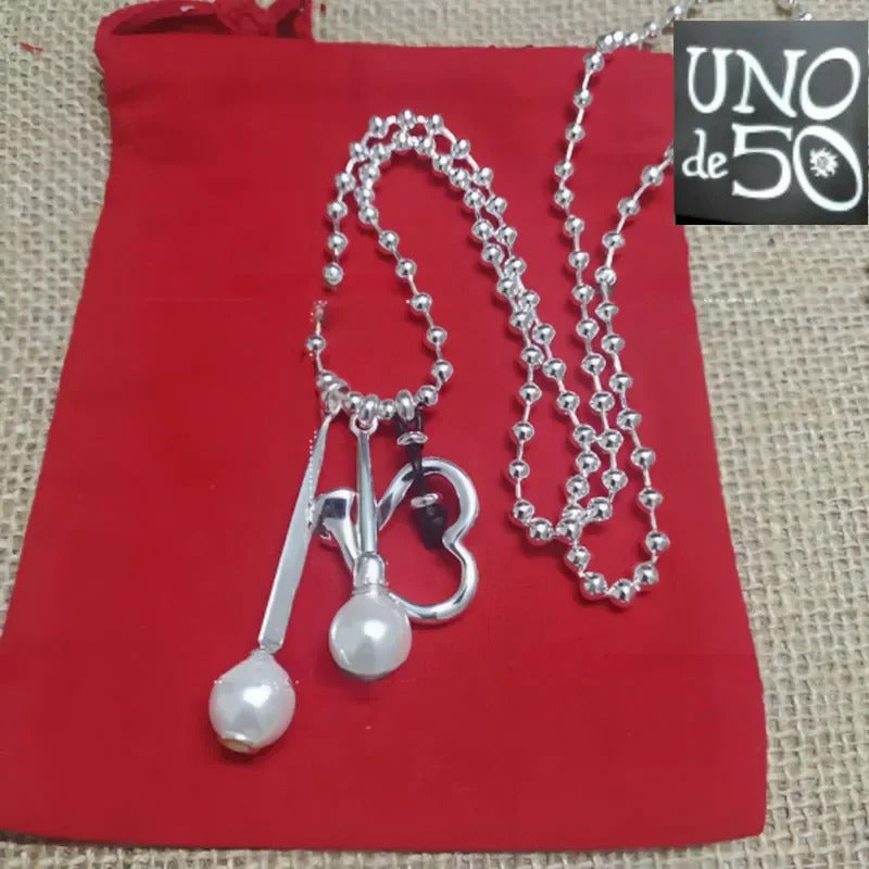 2024 Selling Exquisite High Quality UNO DE 50 Fashion Classic 925 Necklace Jewelry Romantic Holiday Gift