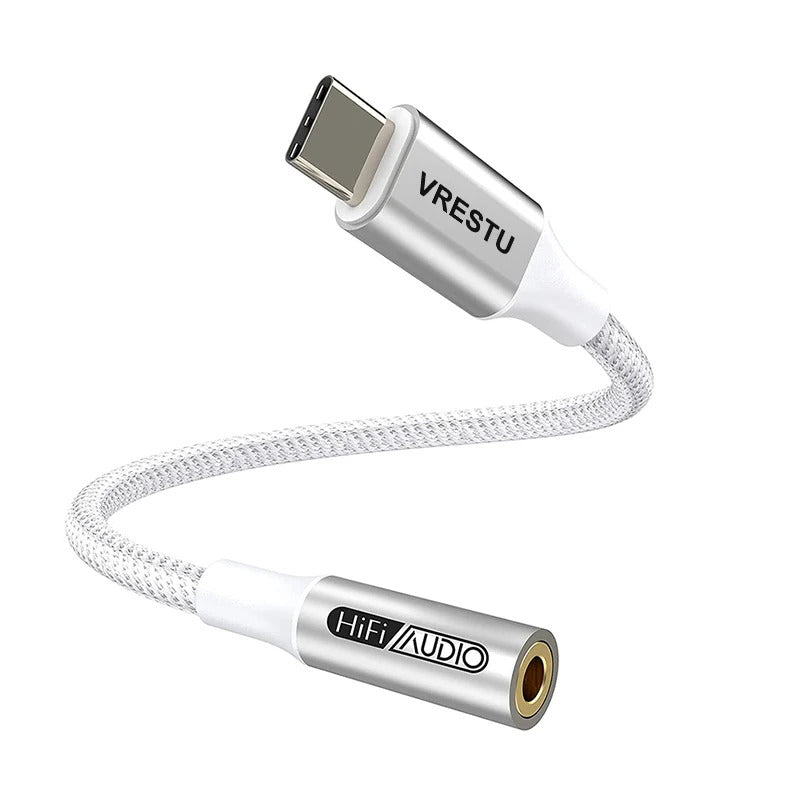 USB Type C to 3.5mm Jack Headphone USBC Earphone DAC Audio Adapter Cable for Samsung S23 Ultrta Xiaomi Oneplus 1+ Google Pixel 7