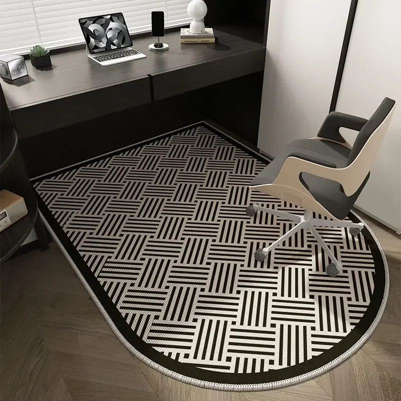 Luxury Computer Chair Mat Study Tables Floor Carpet Non-slip Modern Rugs for Bedroom Home Decoration Hall Doorway Mats alfombras