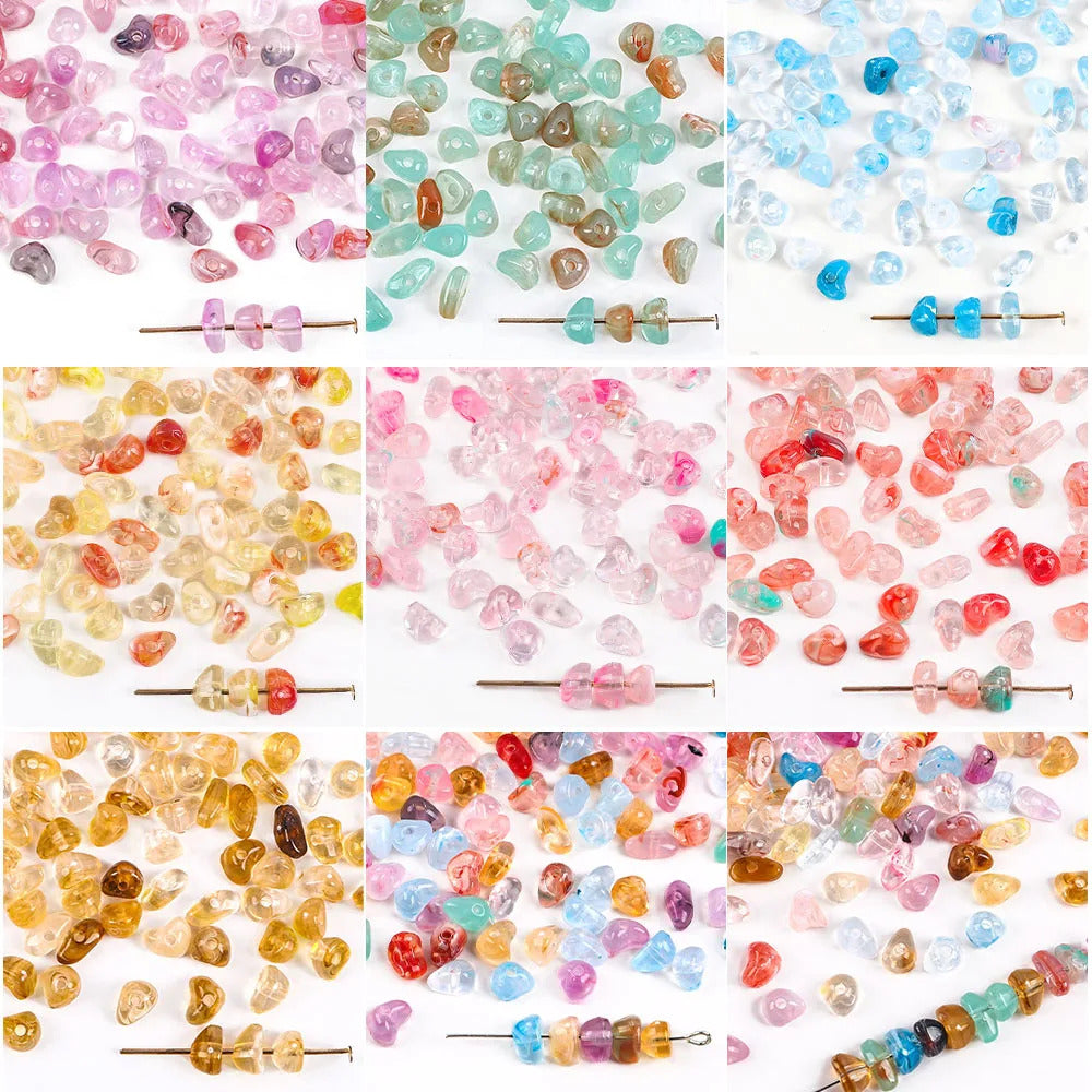 20g/Bag Acrylic Crushed Stone Shape Multicoloured Loose Beads Diy Necklace Bracelet Key Chain Jewelry Making Materials