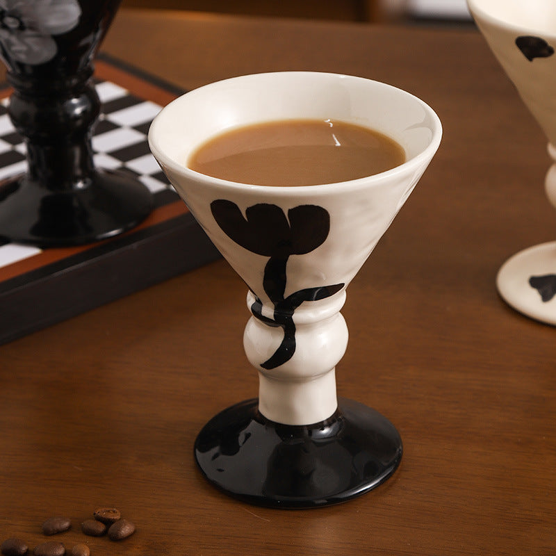 Personalized High-Value Ins Mug Household Water Cup Goblet Ceramic Milk Coffee Cup Couple Breakfast Gift