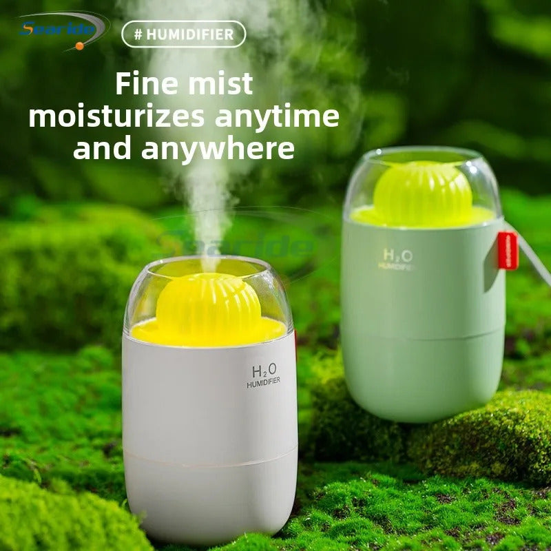 Creative Cactus Air Humidifier USB Electric 280ML Capacity Aroma Essential Oil Diffuser Color Lights Mist Spary for Home Bedroom