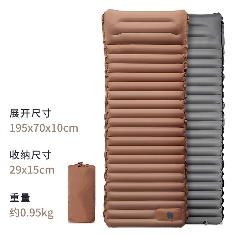 Thickened Outdoor Foldable Portable Tent Nap Mat Ground Mat Moisture-proof Mat Single Double Egg Nest Mat Inflatable Mat