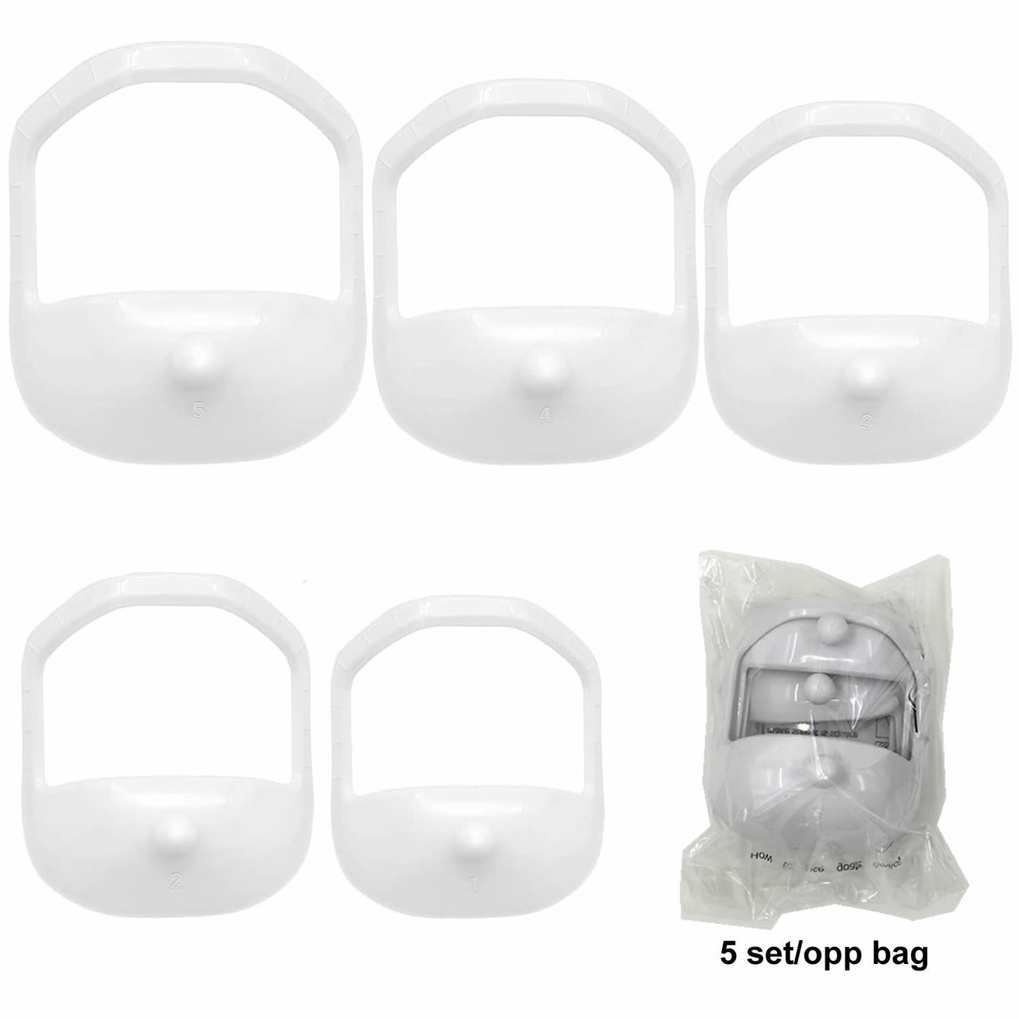 Cross-Border One Piece Dropshipping Beard Modeling Template 5-Piece Beard Modeling Template 5PCs Beard Guide 6