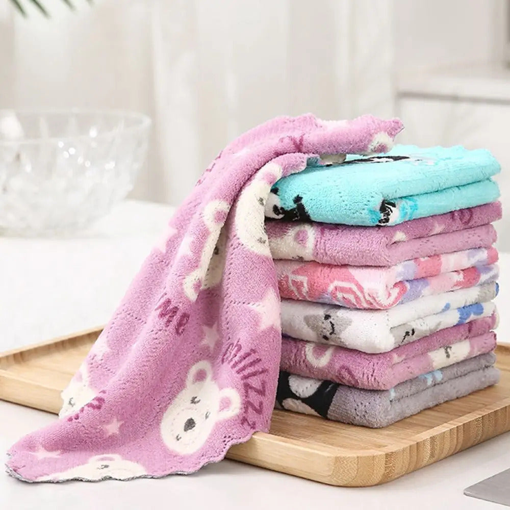 Microfiber Cloths Hand Towels Dishcloth Utensils For Kitchen Hydrophilic House Things Wiper Dishwashing Useful Cheapest Goods