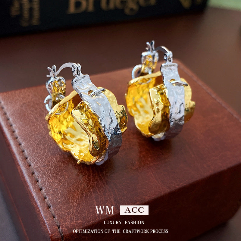 Vintage Earrings Fashion Versatile Ear Jewelry Niche Light Luxury High-end Accessories