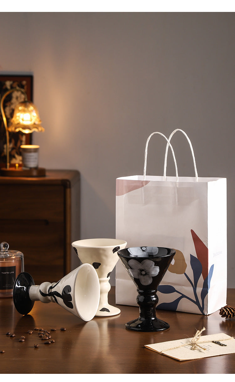 Personalized High-Value Ins Mug Household Water Cup Goblet Ceramic Milk Coffee Cup Couple Breakfast Gift