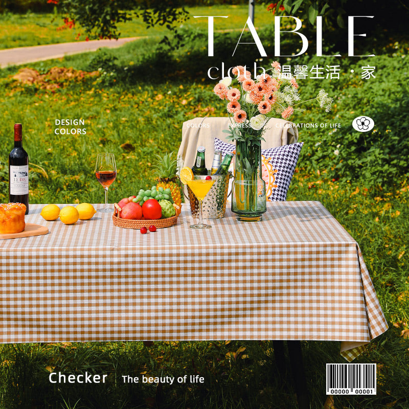 Outdoor Egg Roll Table Tablecloth Camping Picnic Table Mat Outdoor PVC Disposable Tablecloth Stall