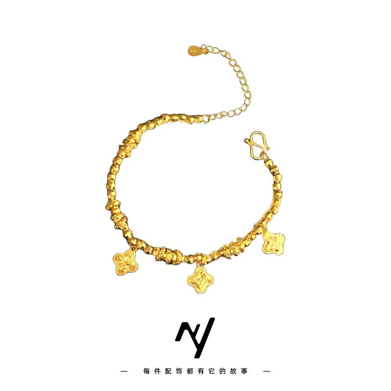 Ladies' Women's Bracelet Jewelry Fashion Gold Store Same Style Gold 9999 24K real gold