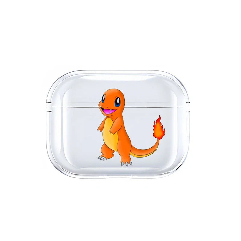 Anime Pokemon Gengar Pikachu Snorlax Charizard Earphone Shell Be Applicable AirPods Pro 1 2 3 4 Transparent Protective Case
