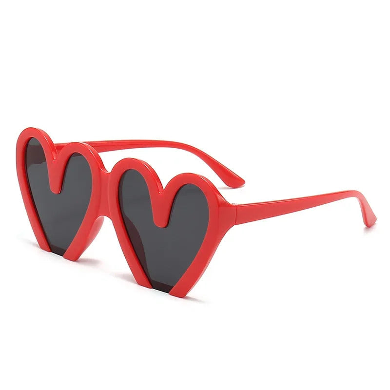 Love Birthday Party Sunglasses Woman Stage Performance Funny Sunglasses Hearts Sweet Fashion Travel Girls Sun Glasses gafas