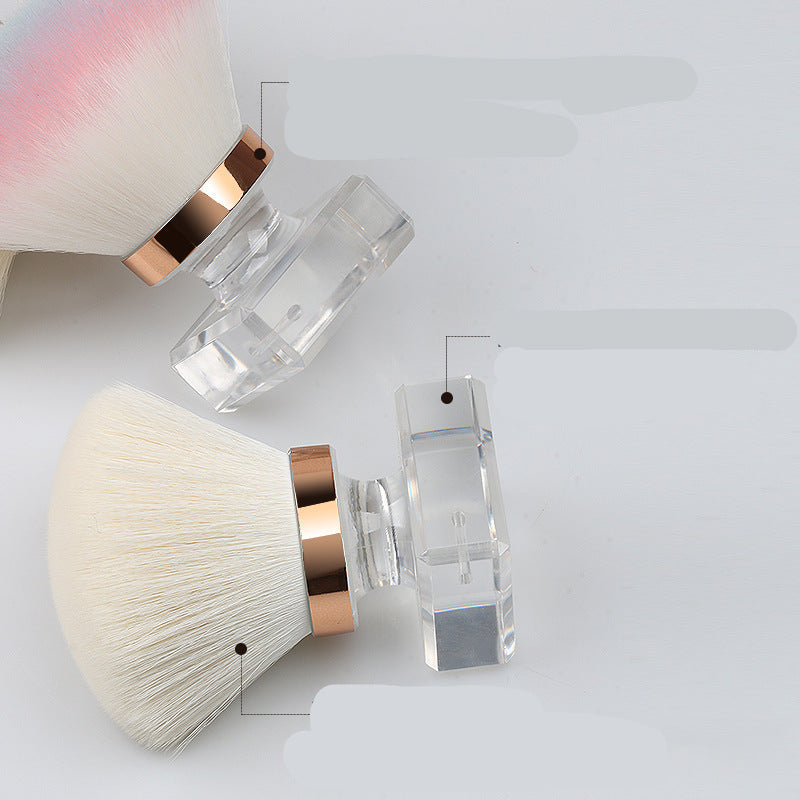 Yasna New Single Loose Powder Brush Foundation Brush Large Dust Brush Soft Bristle Brush Beauty Tool Makeup Brush