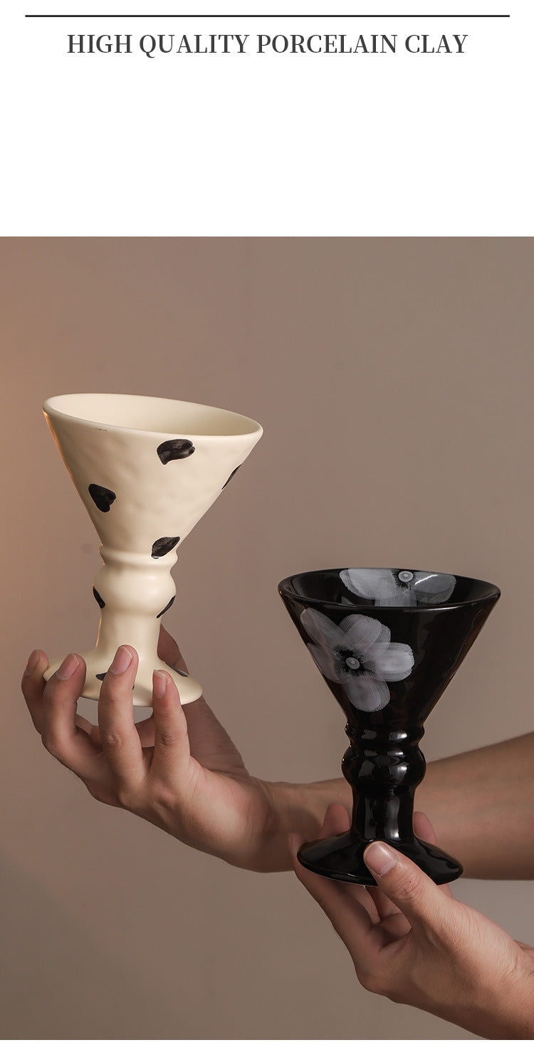 Personalized High-Value Ins Mug Household Water Cup Goblet Ceramic Milk Coffee Cup Couple Breakfast Gift