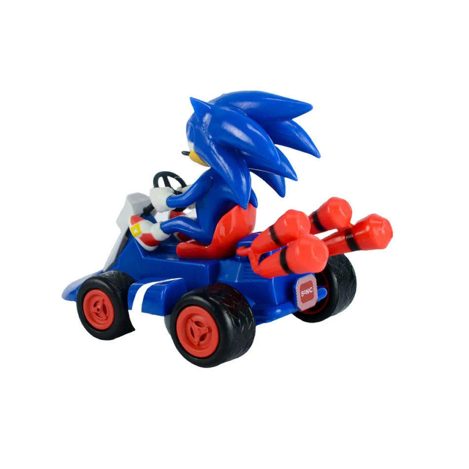 Sonic the Hedgehog Toy Car Kids Gift Birthday Gift Collection Decoration Desktop Decoration