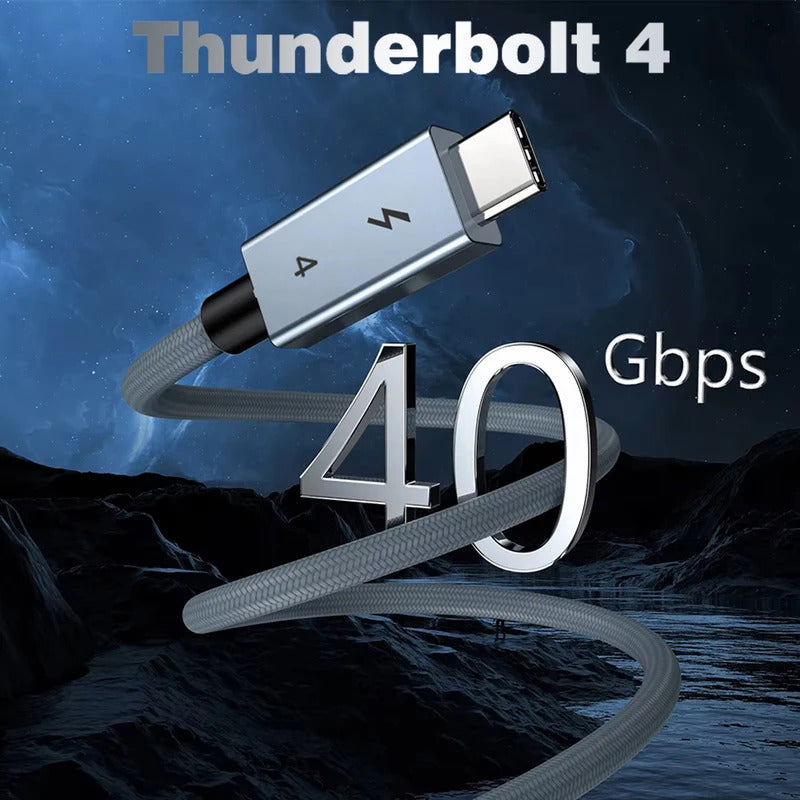 UGOURD USB C Thunderbolt 4 40Gbps USB4 Cable USB Type C to C 240W Fast charging Cable Thunderbolt3 for egpu SSD iPad MacBook Air
