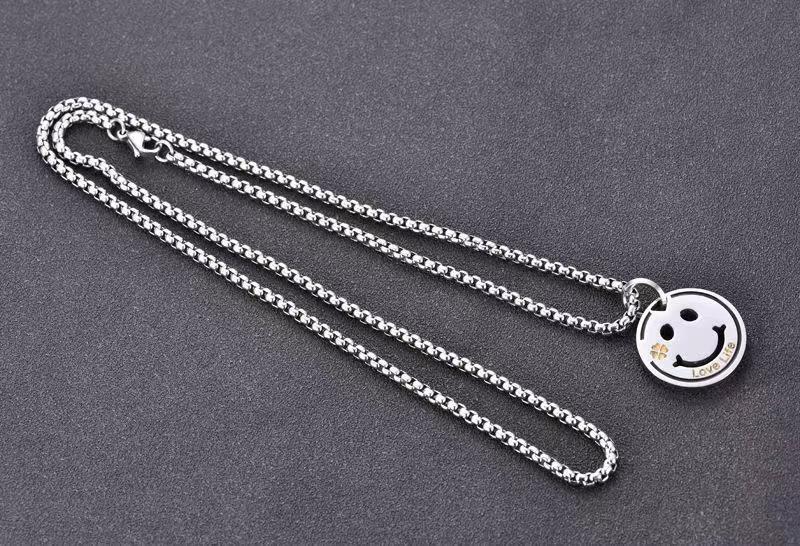 Trendy Fashion Children's Necklace for Girls, Personalized Couple Pendant for Boys, Hip-Hop Versatile Street Dance Show Accessories Wholesale