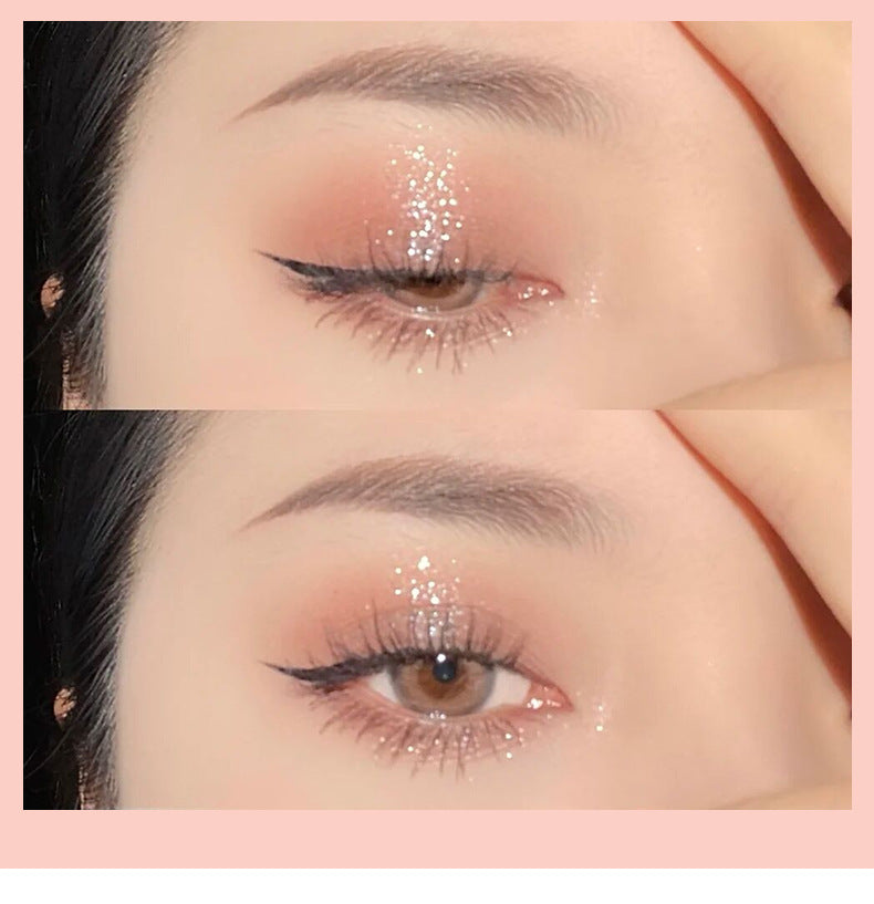 Helen Beauty Nine-Color Eye Shadow Plate Matte Shimmer Sequins Thin and Glittering Smoked Eye Shadow Plate Cross-Border Makeup Wholesale Delivery