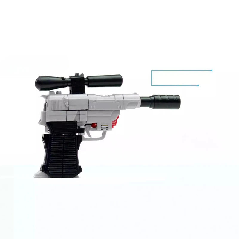 Children Action Figure 2in1 Transforming Robot Gun Toy Transforming Robot Figure Multi Articulated Joints Boys Collection Gifts