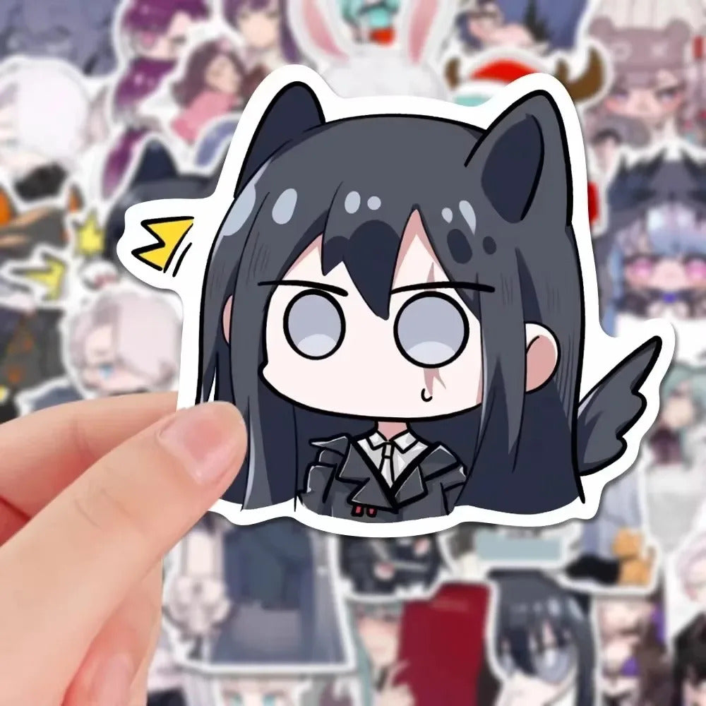 64Pcs Path To Nowhere Animation Peripheral Stickers For Luggage Motorcycle Laptop Refrigerator Toy Car Stationery Fridge