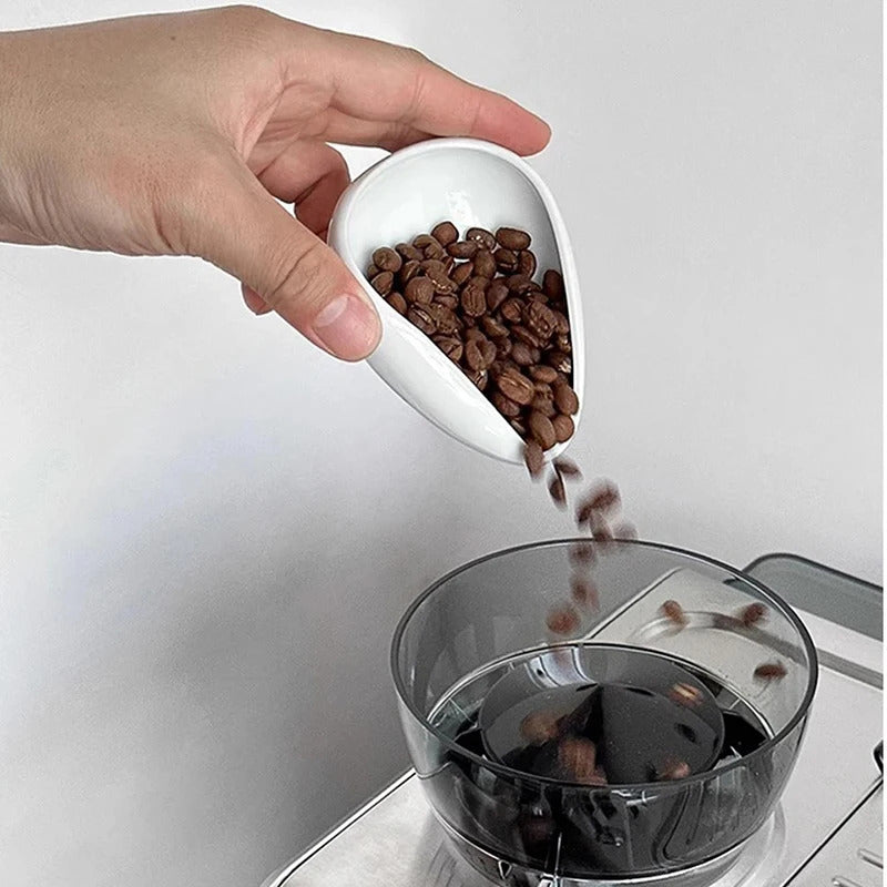 Coffee Bean Measuring Tray Ceramic Bean Dish Coffee Powder Ceramic Measuring Cup Coffee & Tea Accessories for Home Restaurant