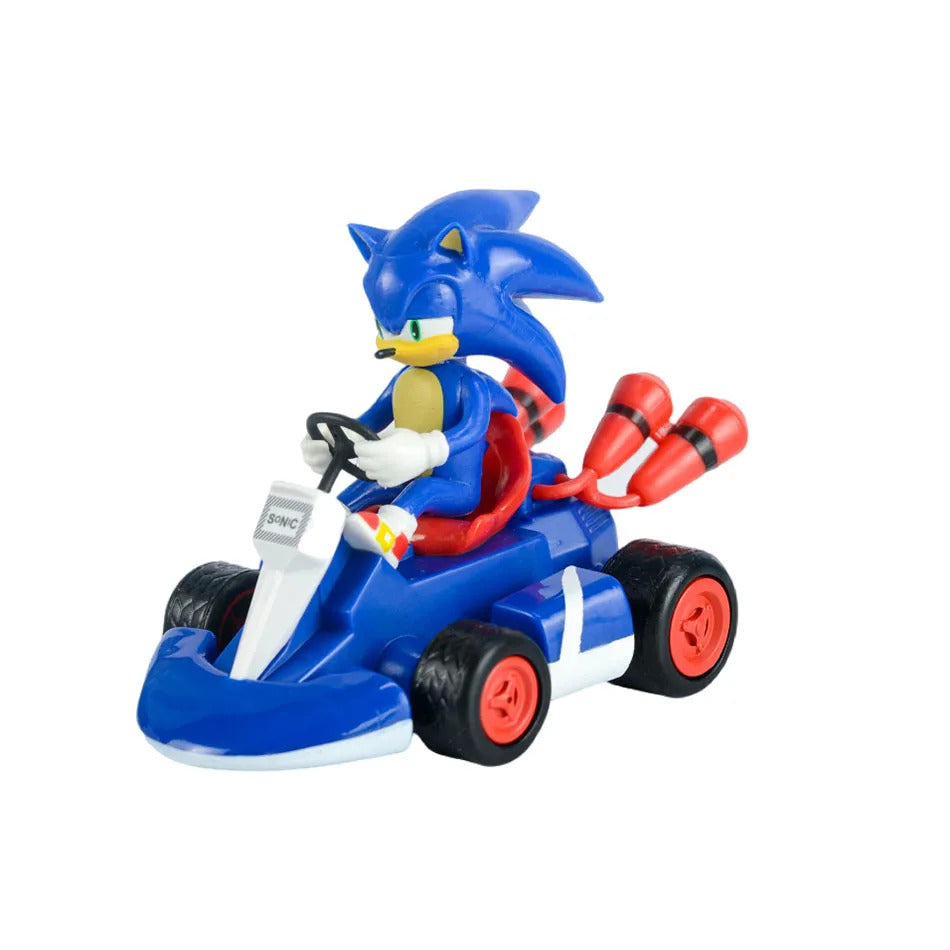 Sonic the Hedgehog Toy Car Kids Gift Birthday Gift Collection Decoration Desktop Decoration